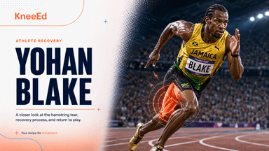 Yohan Blake: Aluminium in the Leg